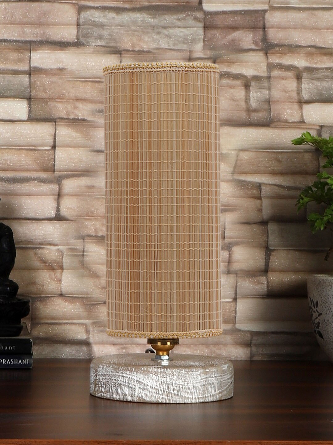 

Devansh Beige Cylindrical Table Lamp