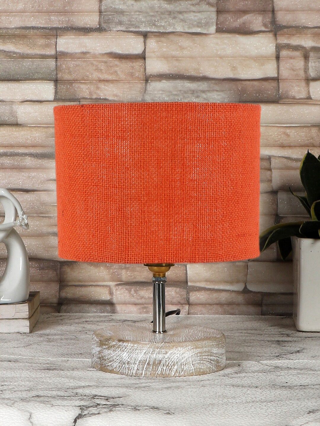 

Devansh Orange-Color Cylindrical Table Lamp