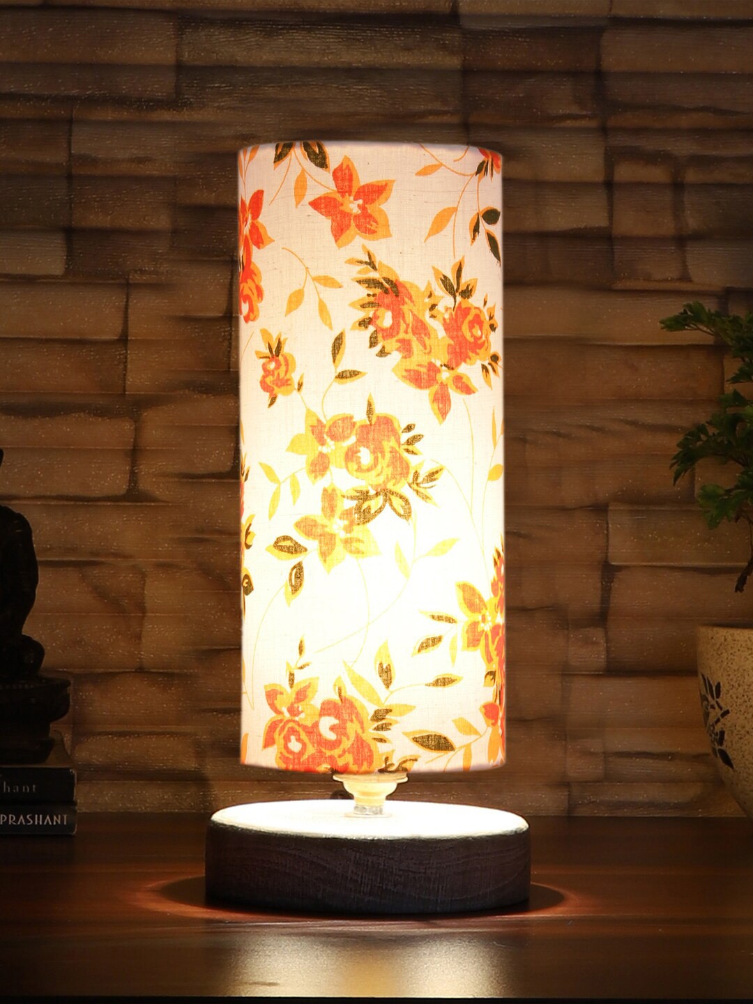 

Devansh Printed Table Lamp, White