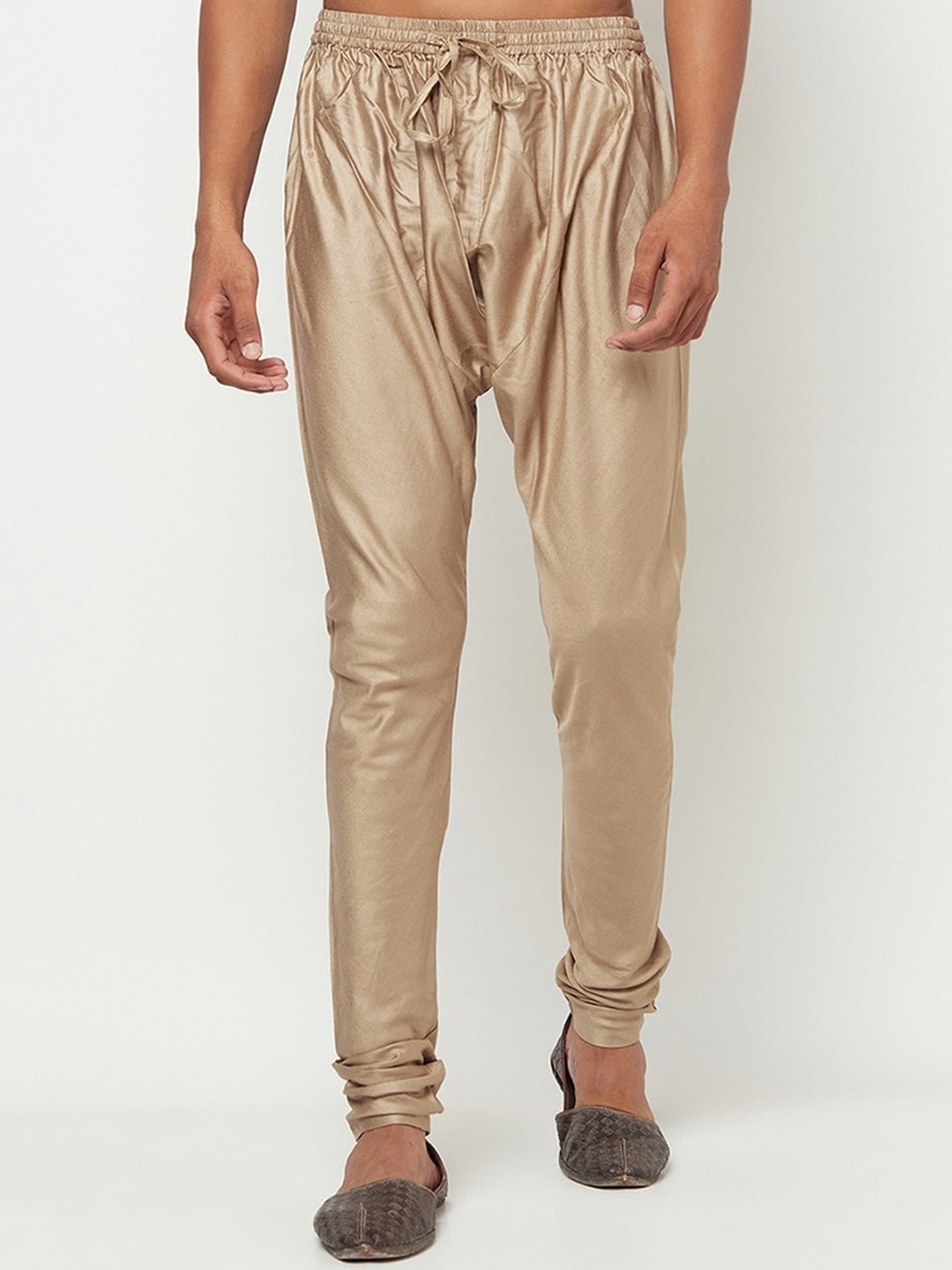 

Fabindia Men Beige Straight Fit Churidar