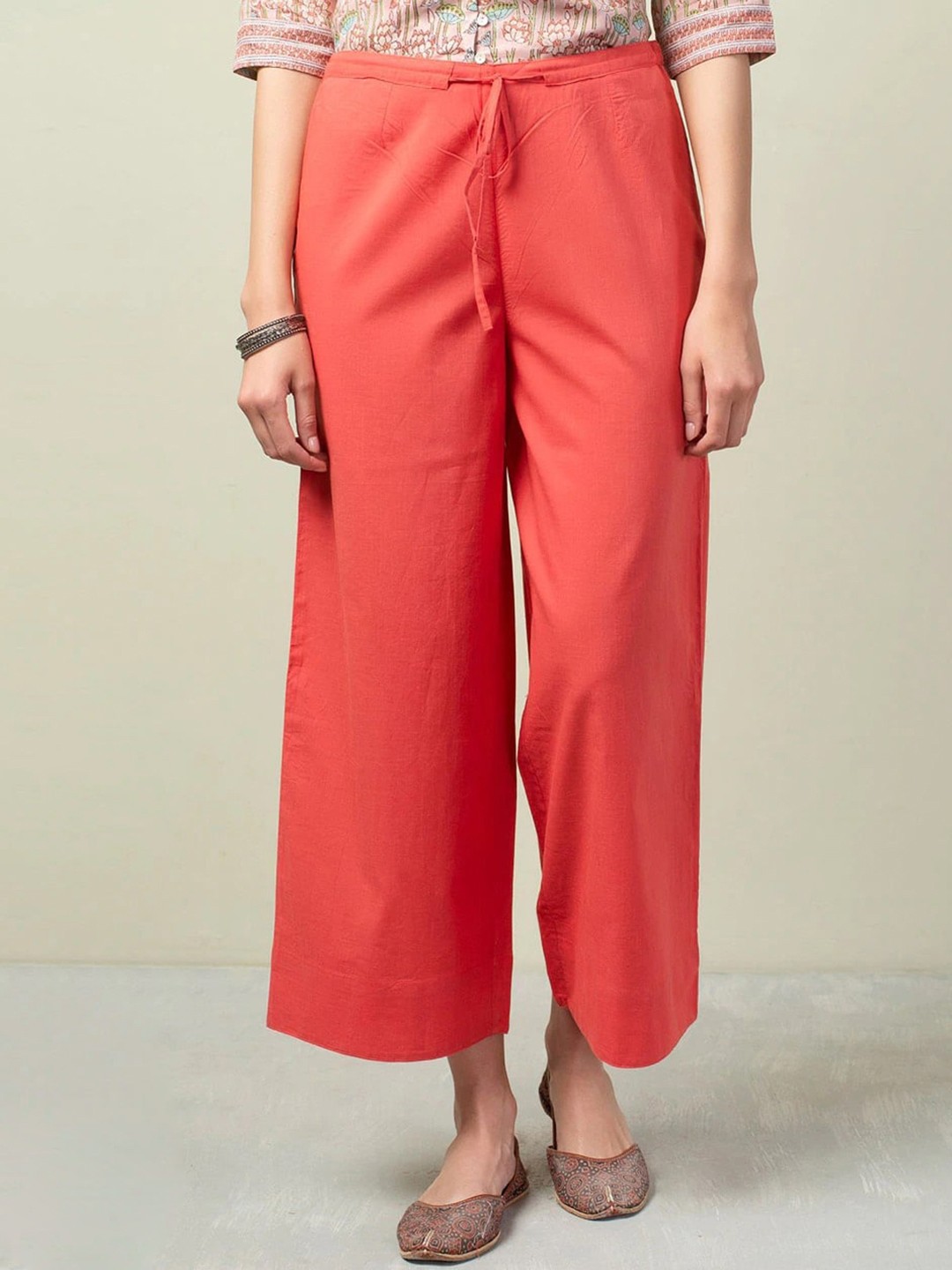 

Fabindia Women Coral Comfort Cotton Trousers
