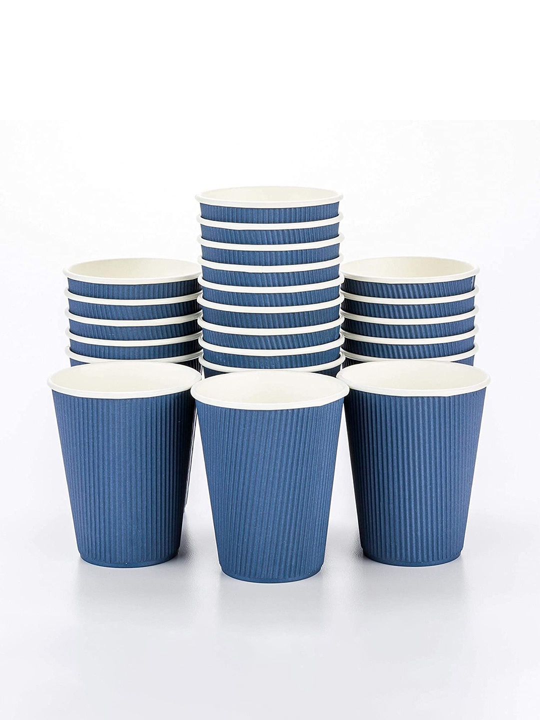 

NASTEE Blue Solid Matte Set Of 25 Cups