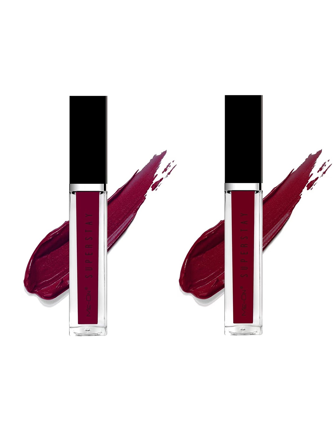 

ME-ON Set Of 2 Super Stay Lip Gloss - Deep Maroon 07 & Wine 13