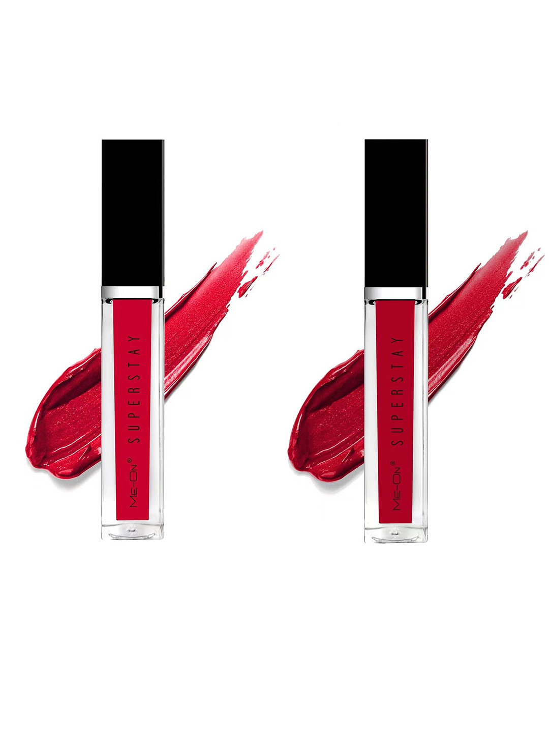 

ME-ON Set Of 2 Super Stay Lip Gloss - Red Allure 02 & Rose Petal 08