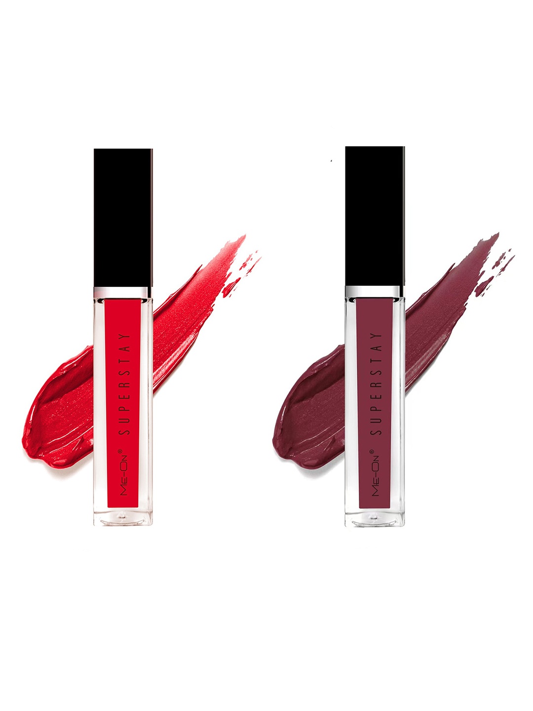 

ME-ON Set Of 2 Super Stay Lip Gloss - Indian Red 04 & Burgundy 14