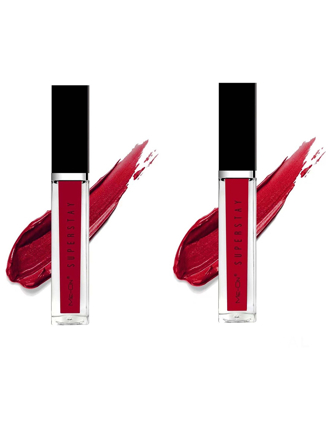 

ME-ON Set Of 2 Super Stay Lip Gloss - Rich Red 01 & Rose Petal 08