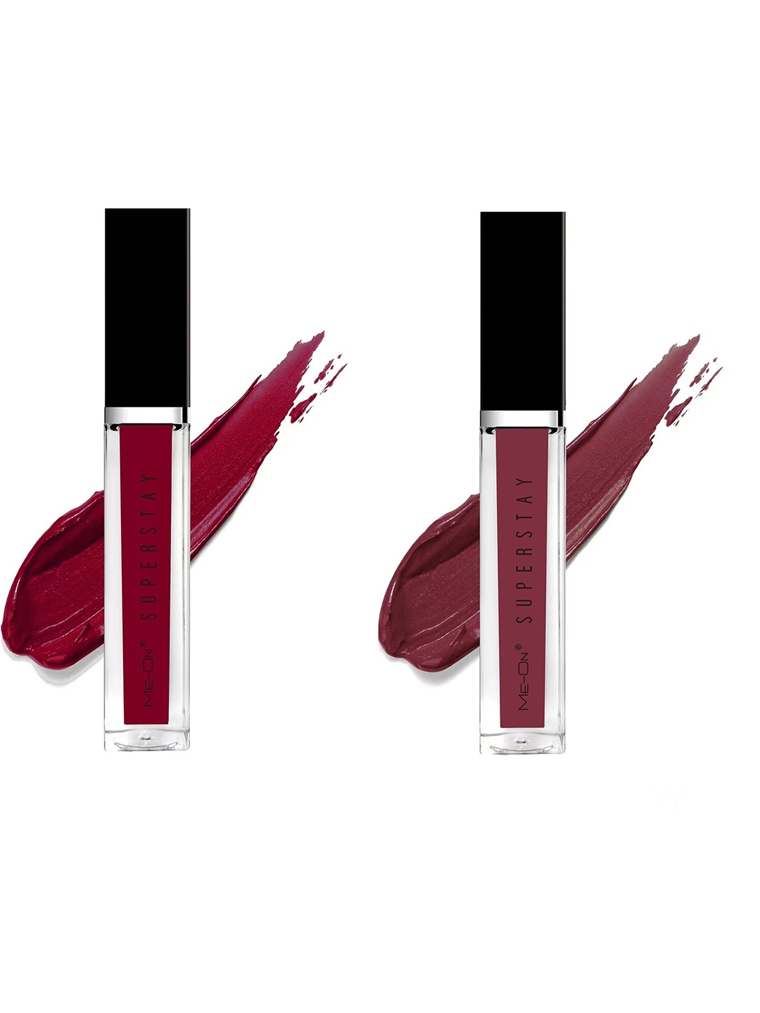 

ME-ON Set Of 2 Super Stay Lip Gloss - Maroon 06 & Burgundy 14, Pink