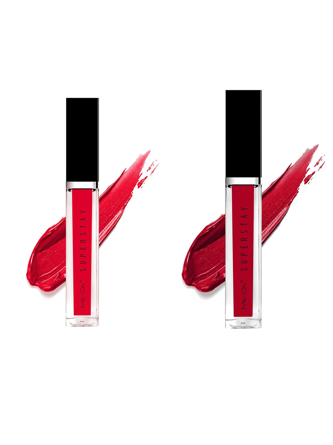 

ME-ON Set Of 2 Super Stay Lip Gloss - Seductive Red 03 & Rose Petal 08