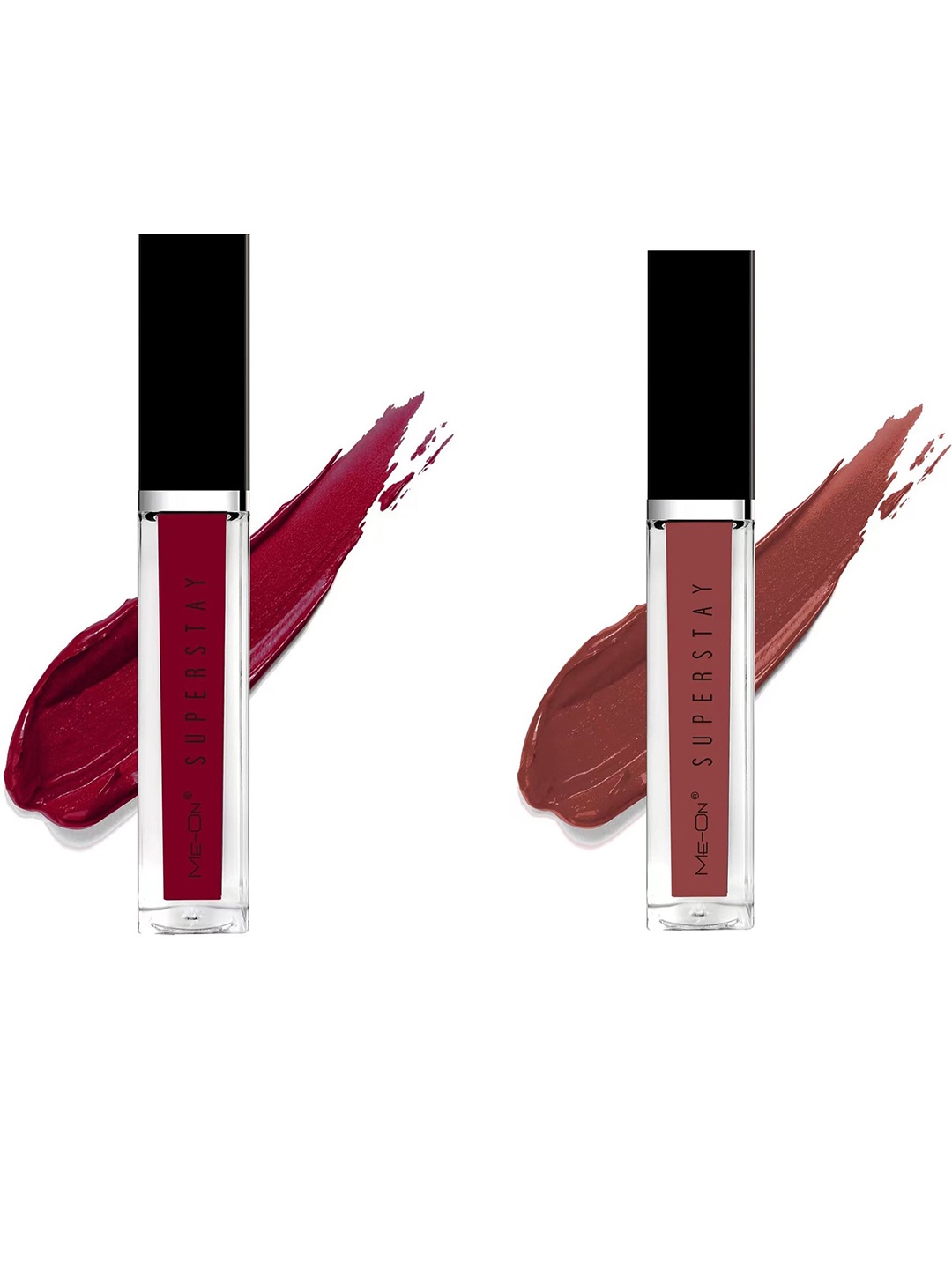

ME-ON Set Of 2 Super Stay Lip Gloss - Maroon 06 & Velvet Teddy 18