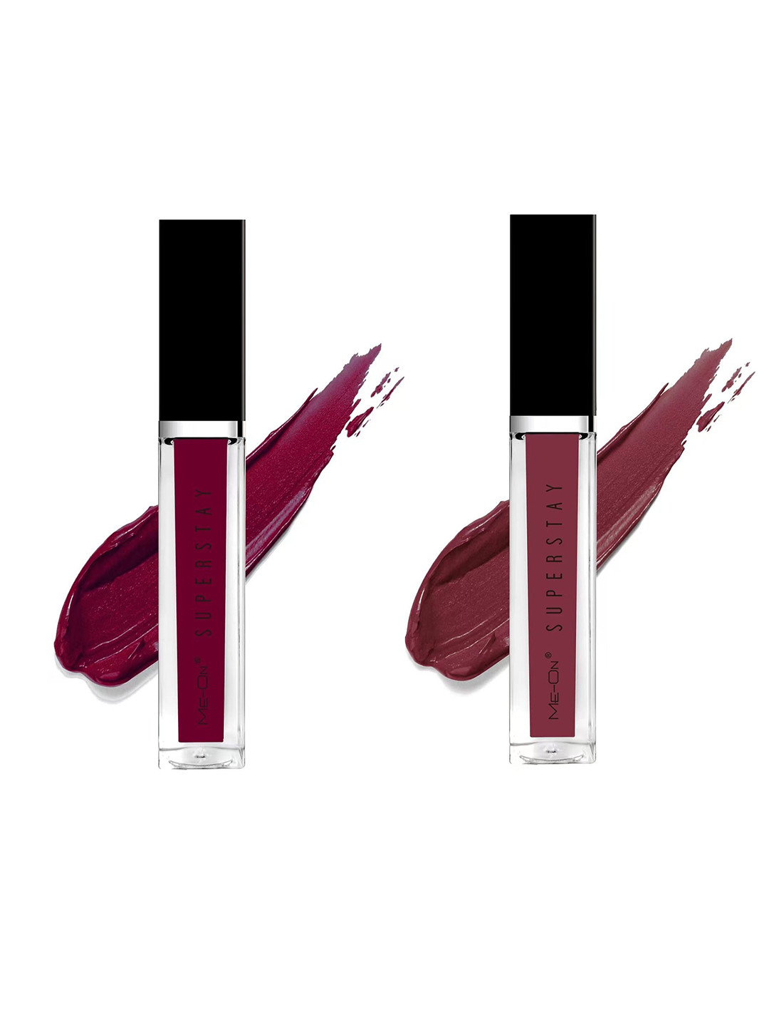 

ME-ON Set Of 2 Super Stay Lip Gloss - Deep Maroon 07 & Burgundy 14