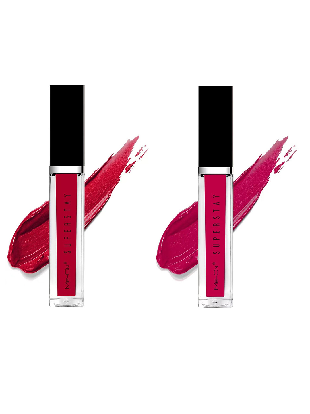 

ME-ON Set Of 2 Super Stay Lip Gloss - Glam Red 05 & Sensual Rose 11
