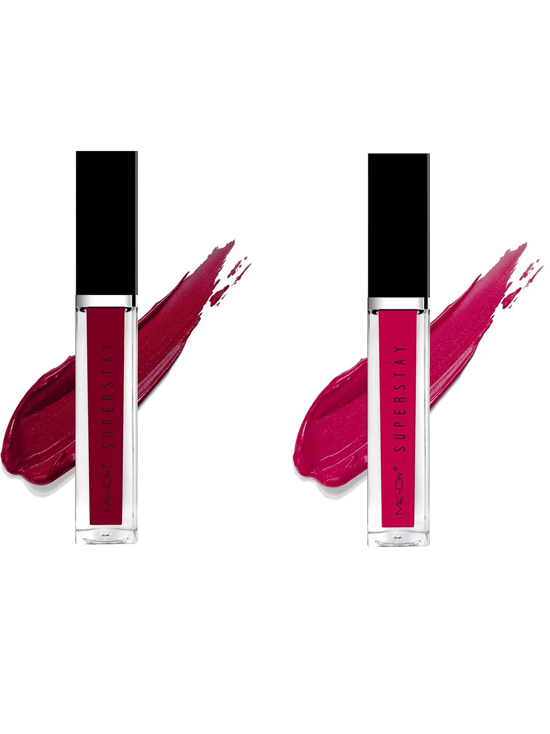 

ME-ON Set Of 2 Super Stay Lip Gloss - Maroon 06 & Sensual Rose 11