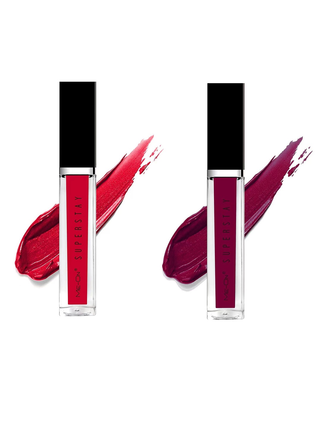 

ME-ON Set Of 2 Super Stay Lip Gloss - Red Allure 02 & Red Wine 12