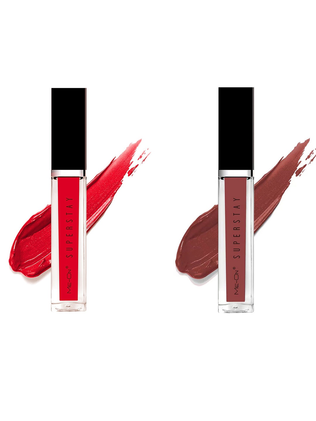 

ME-ON Set Of 2 Super Stay Lip Gloss - Indian Red 04 & Velvet Body 18