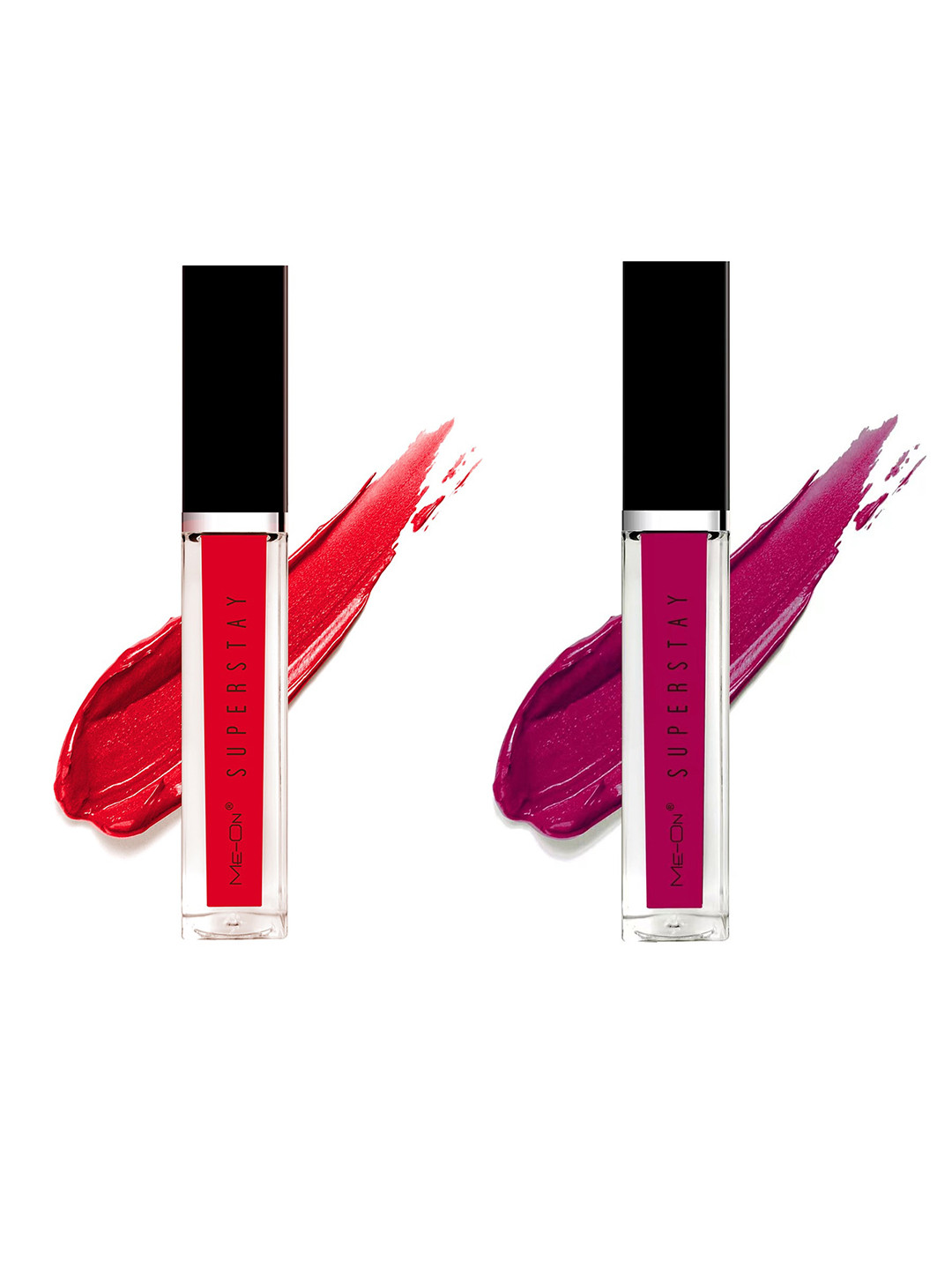 

ME-ON Set Of 2 Super Stay Lip Gloss - Indian Red 04 & Fuschia 09