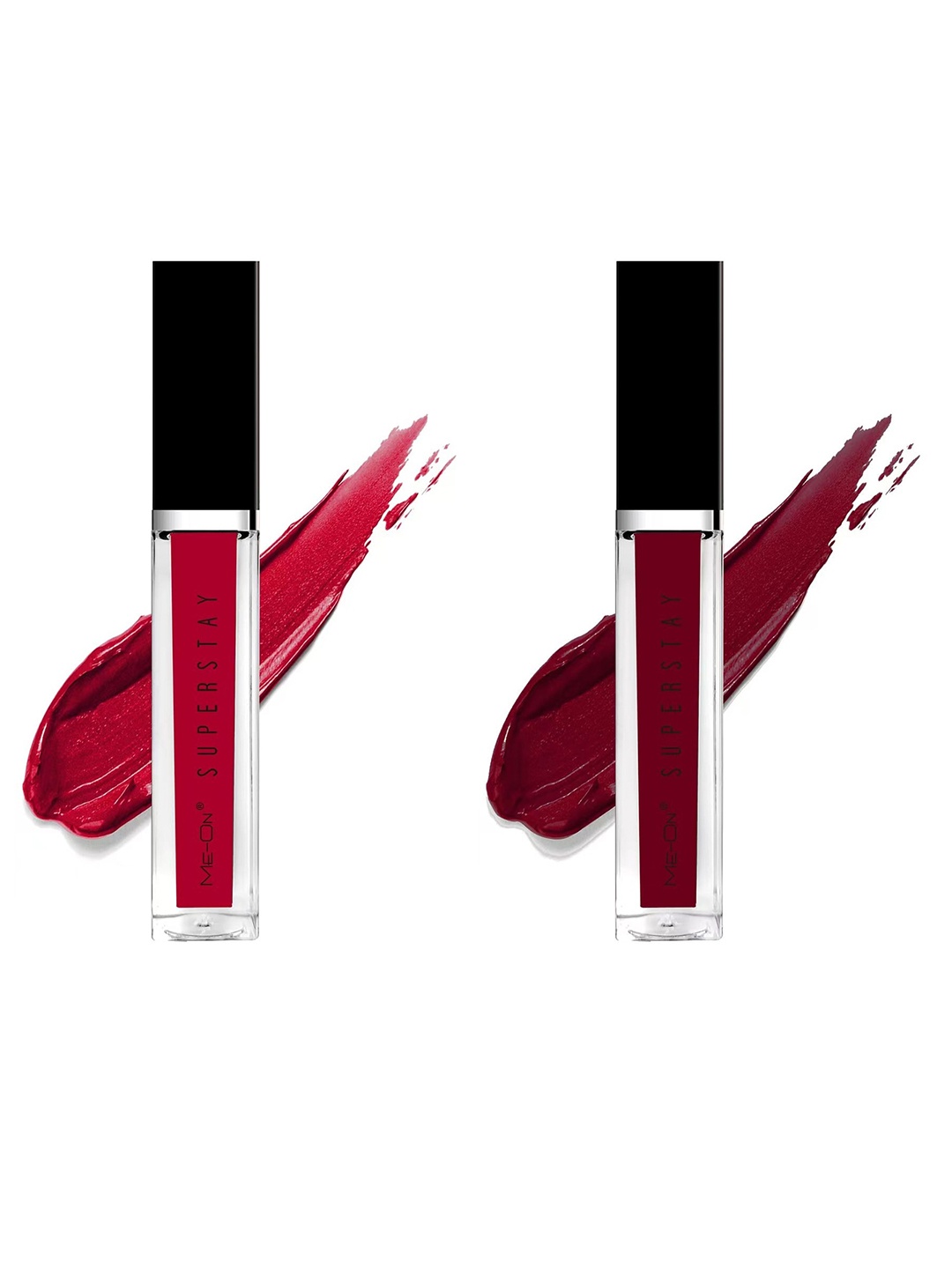 

ME-ON Set Of 2 Super Stay Lip Gloss - Glam Red 05 & Arabian Nights 15