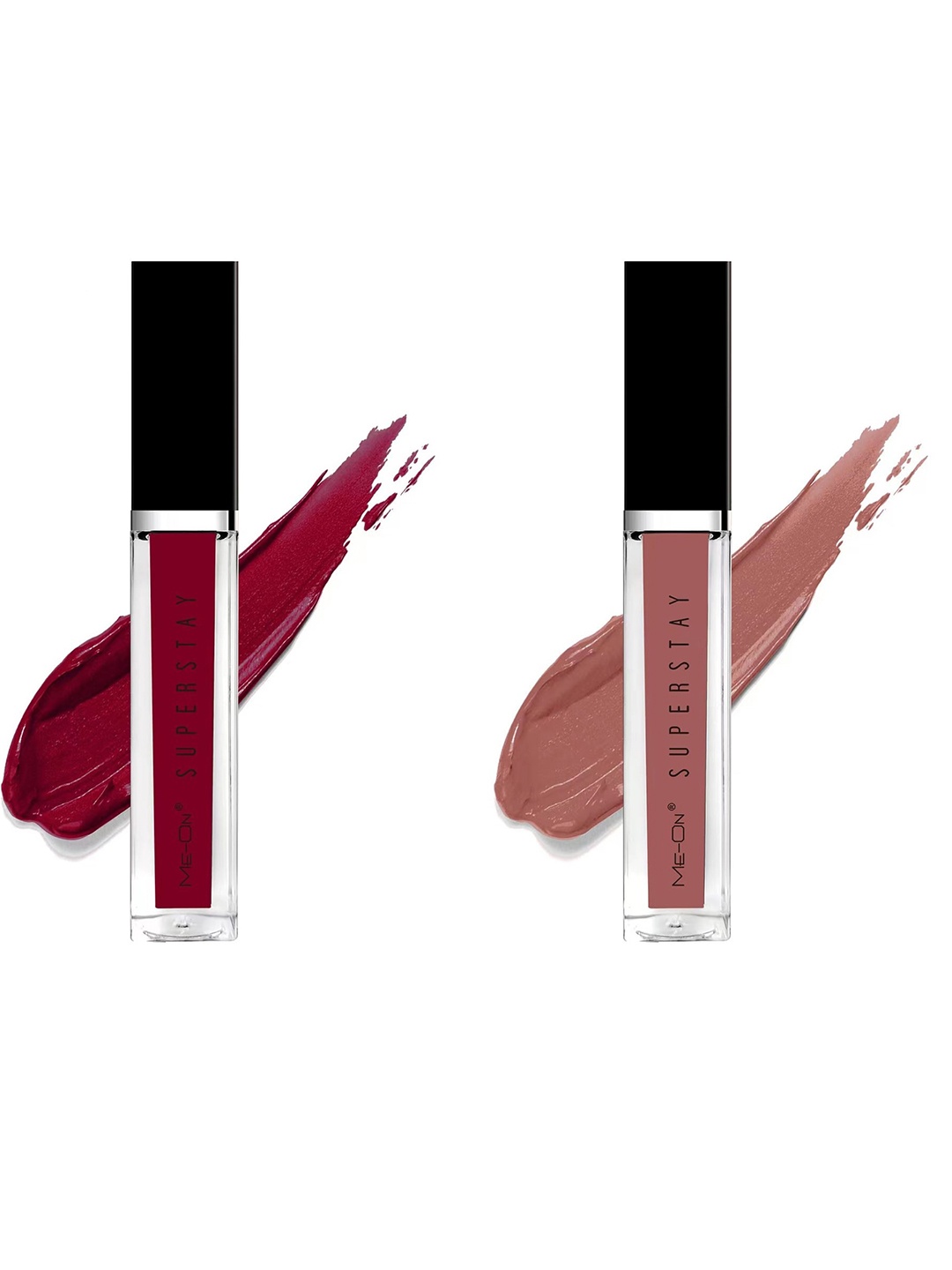 

ME-ON Set of 2 Super Stay Lip Gloss - Maroon 06 & Nude Nuance 20