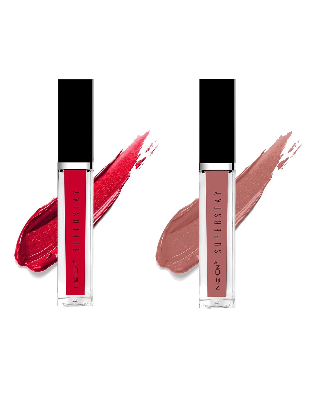 

ME-ON Set of 2 Super Stay Lip Gloss - Red Allure 02 & Skin Kiss 21