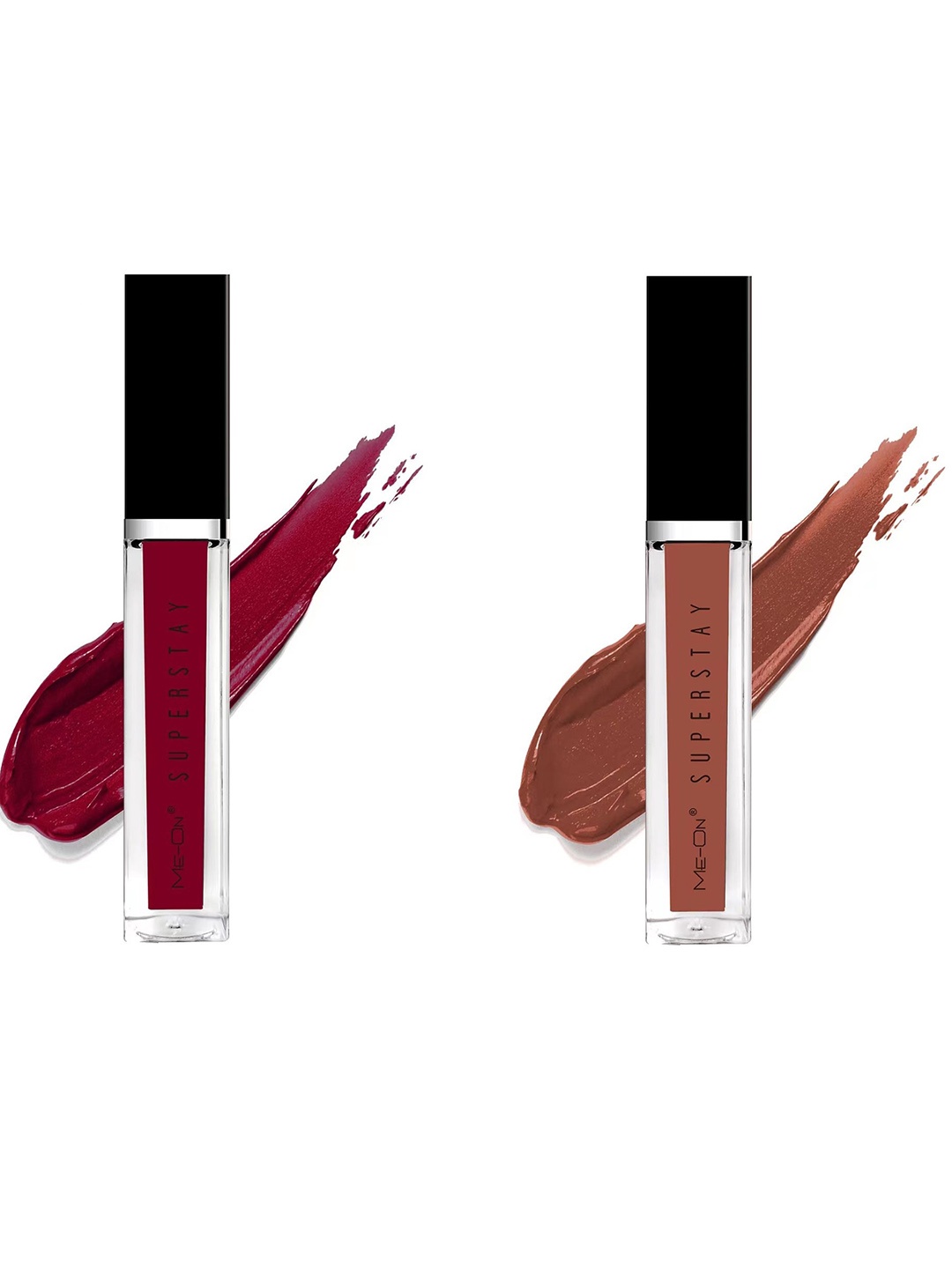 

ME-ON Set of 2 Super Stay Lip Gloss - Maroon 06 & Coffee Mocha 17
