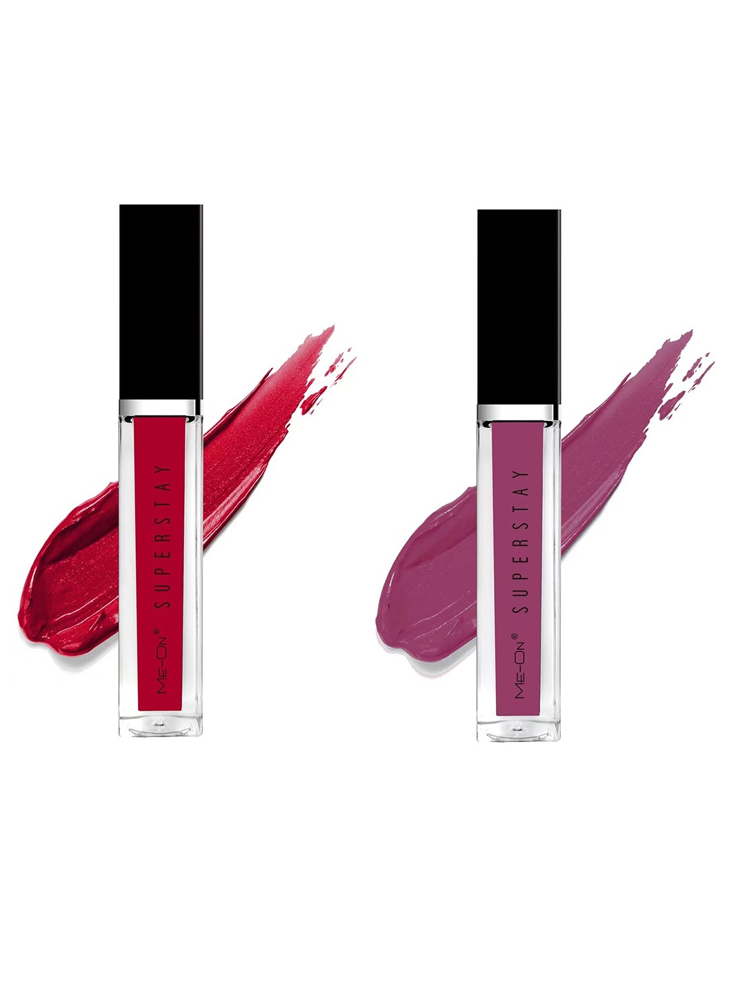 

ME-ON Set Of 2 Super Stay Lip Gloss - Glam Red 05 & Mauve Story 24