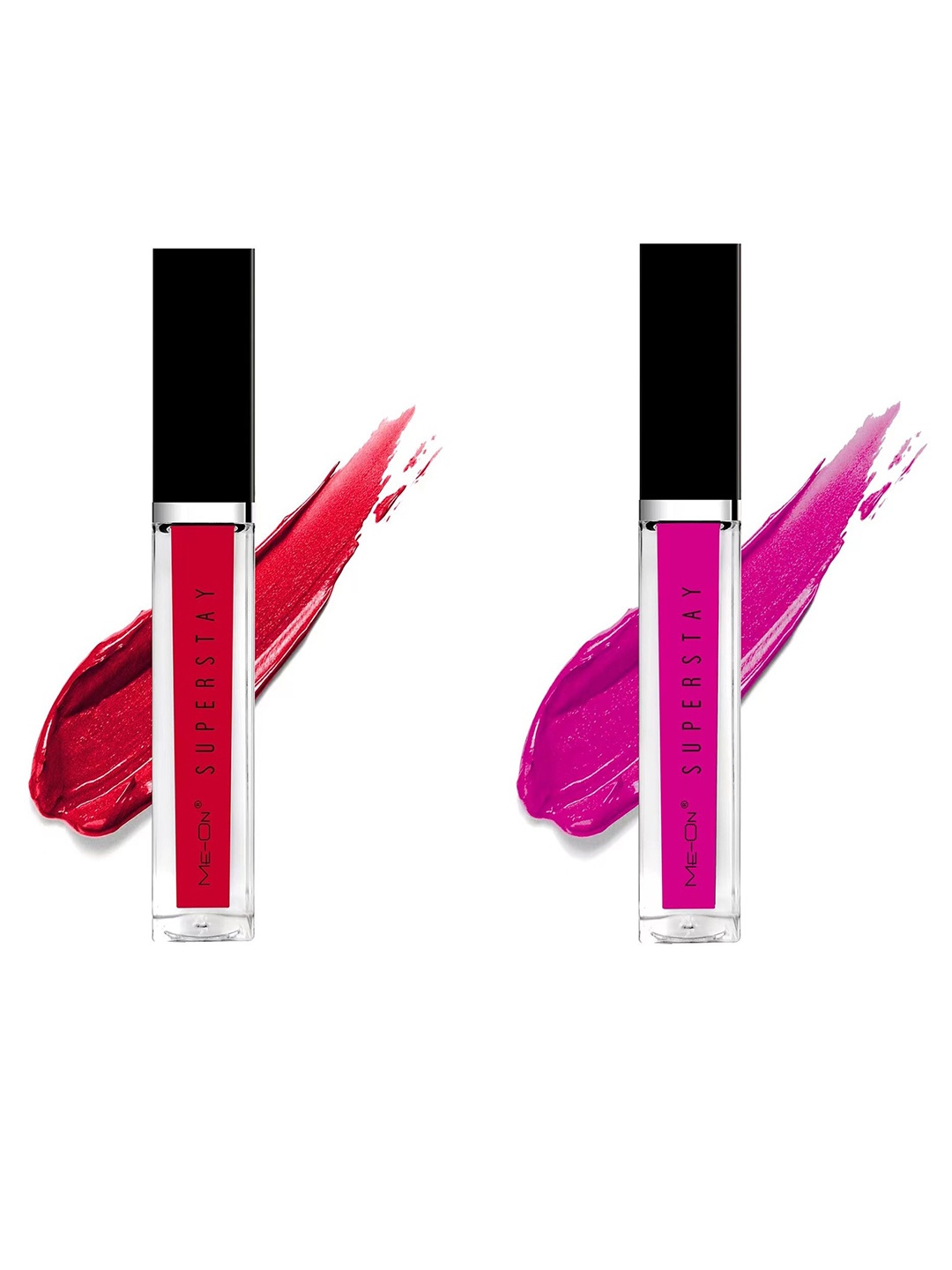 

ME-ON Set Of 2 Super Stay Lip Gloss - Red Allure 02 & Passionate Pink 10