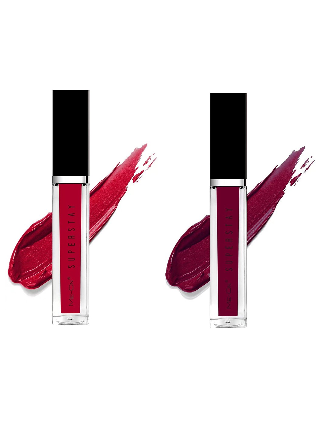 

ME-ON Set Of 2 Super Stay Lip Gloss - Glam Red 05 & Deep Maroon 07