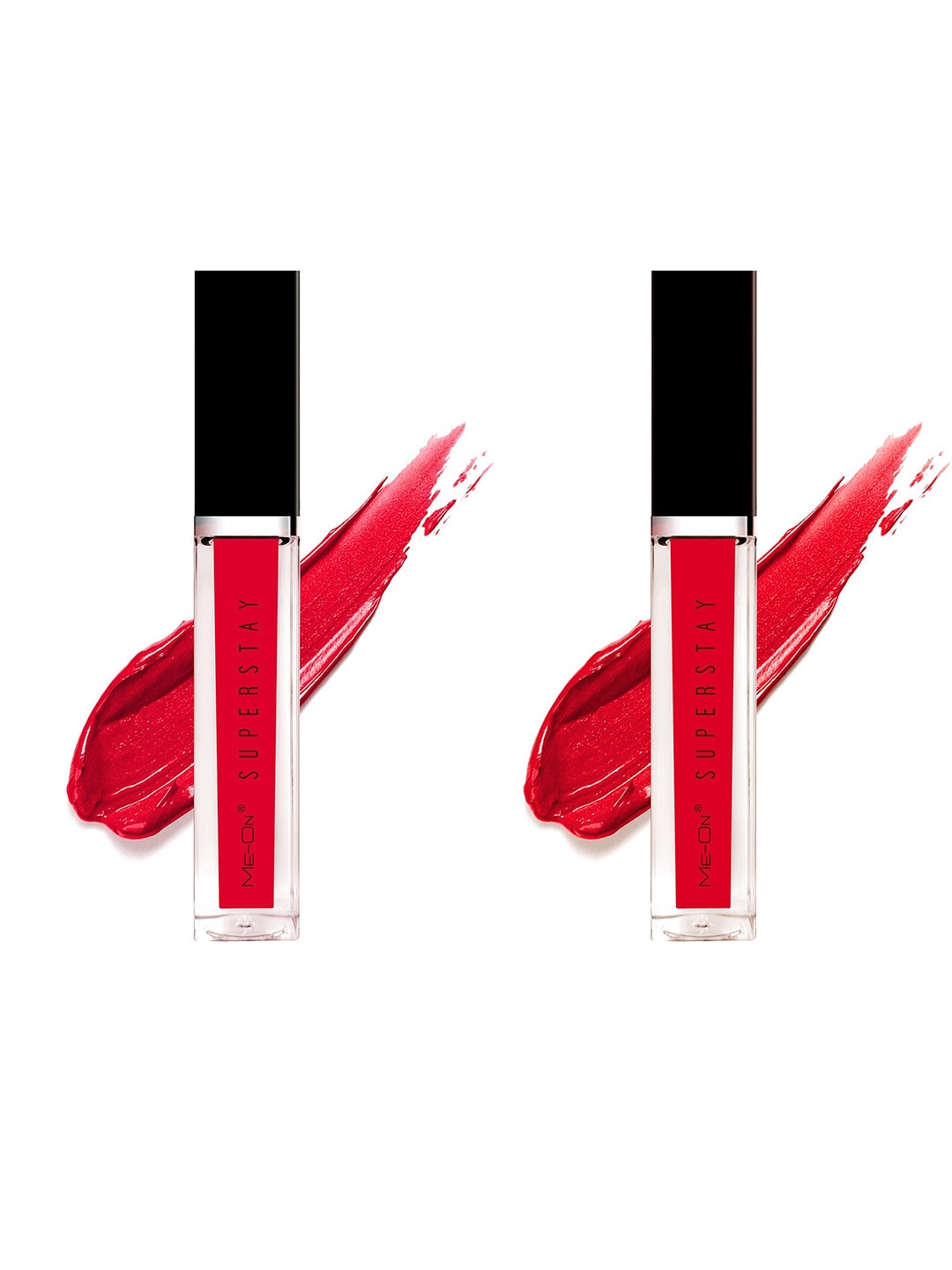 

ME-ON Set Of 2 Super Stay Lip Gloss - Seductive Red 03 & Indian Red 04