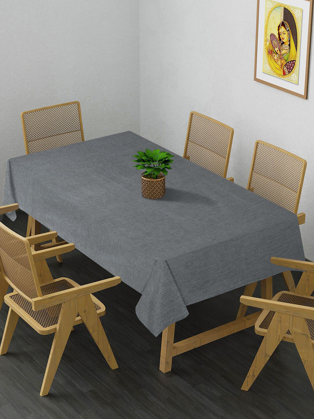 

KLOTTHE Grey 6 Seater Rectangular Dining Table Cover