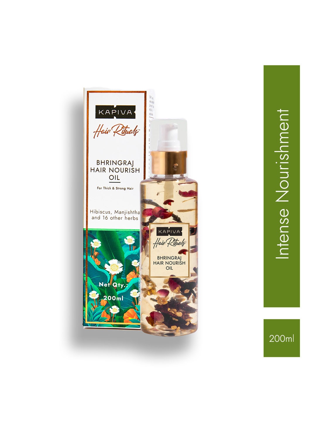 

Kapiva Bhringraj Hair Nourish Oil - 200 ml, Green