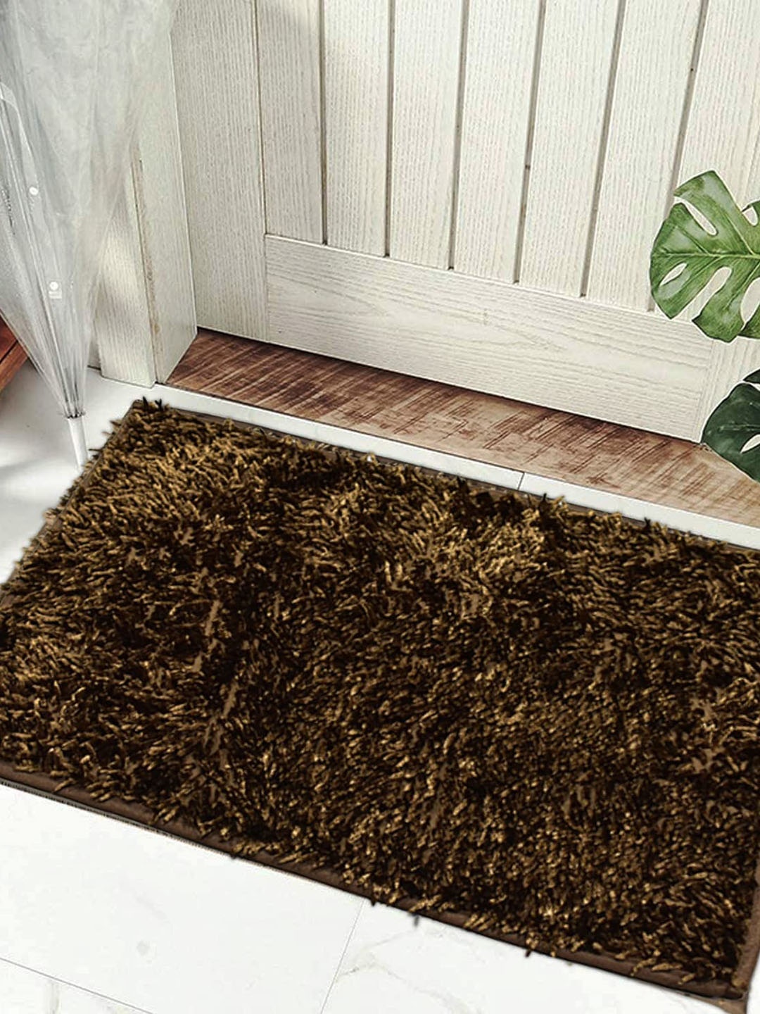 

Homitecture Bronze Colored Shaggy Anti-Skid With Rubber Backing Doormats