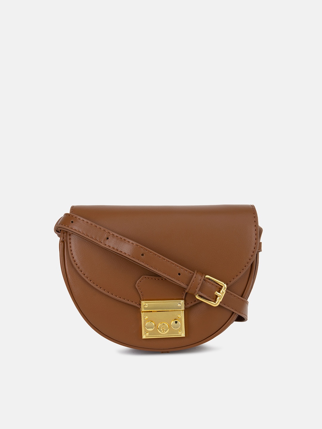 

Kazo Tan Half Moon Sling Bag