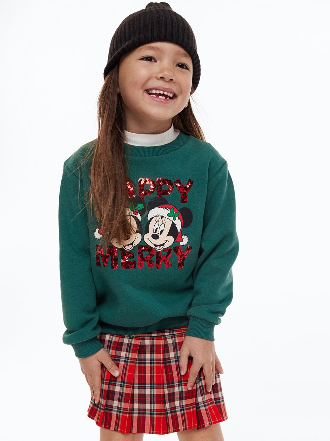 

H&M Girls Red Twill Skirt