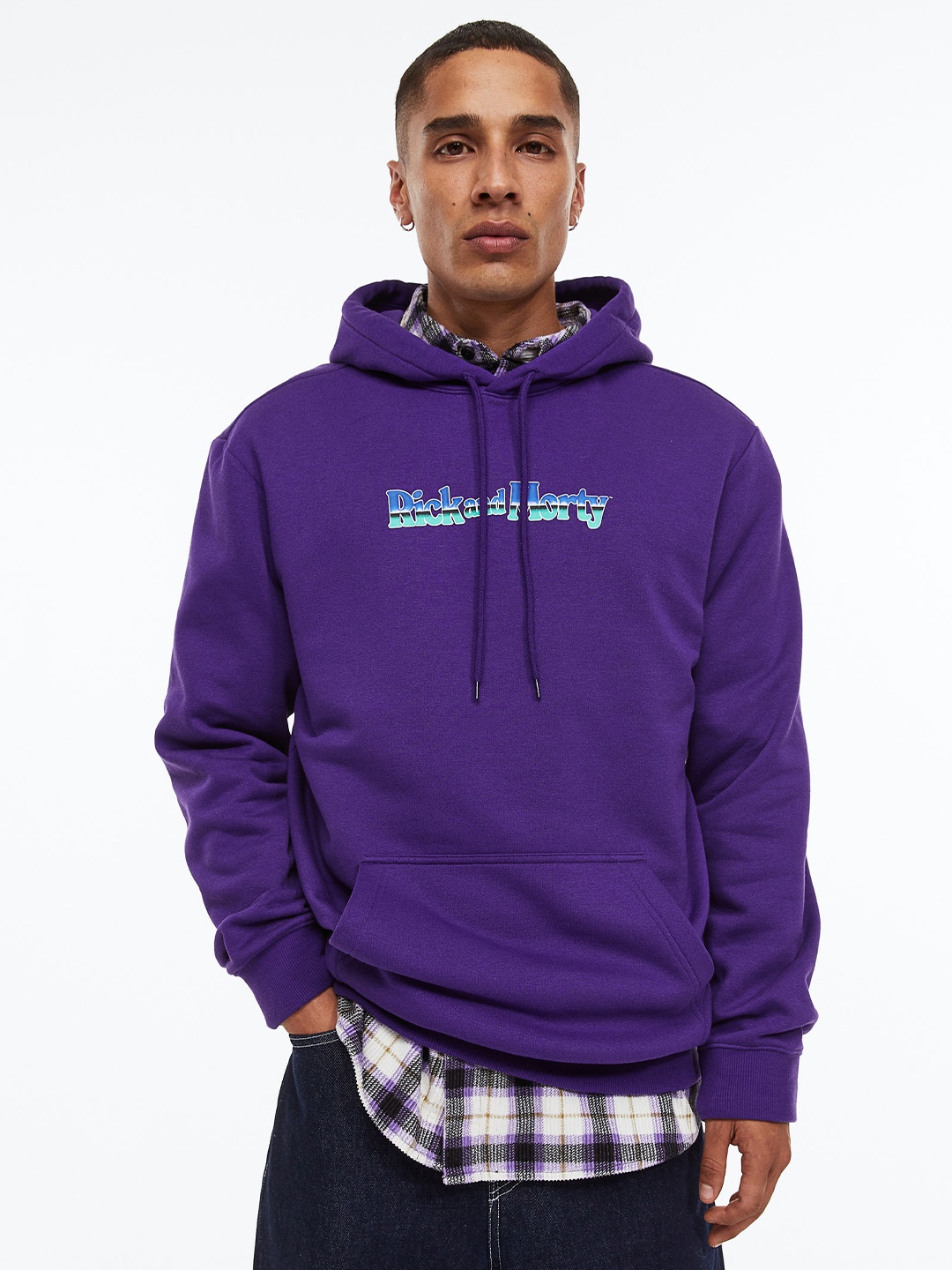 

H&M Regular Fit Hoodie, Purple