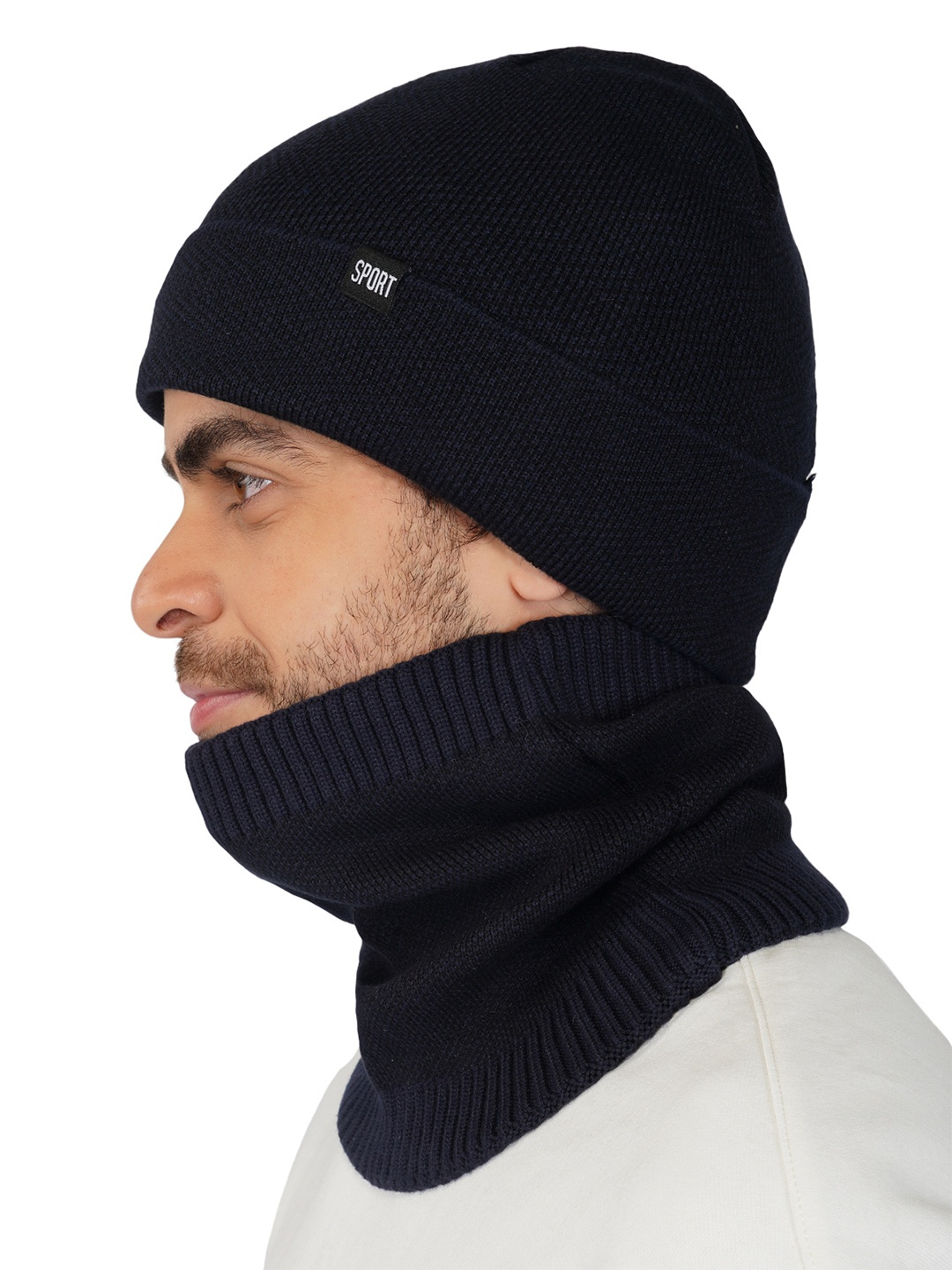 

iSWEVEN Unisex Blue Beanie