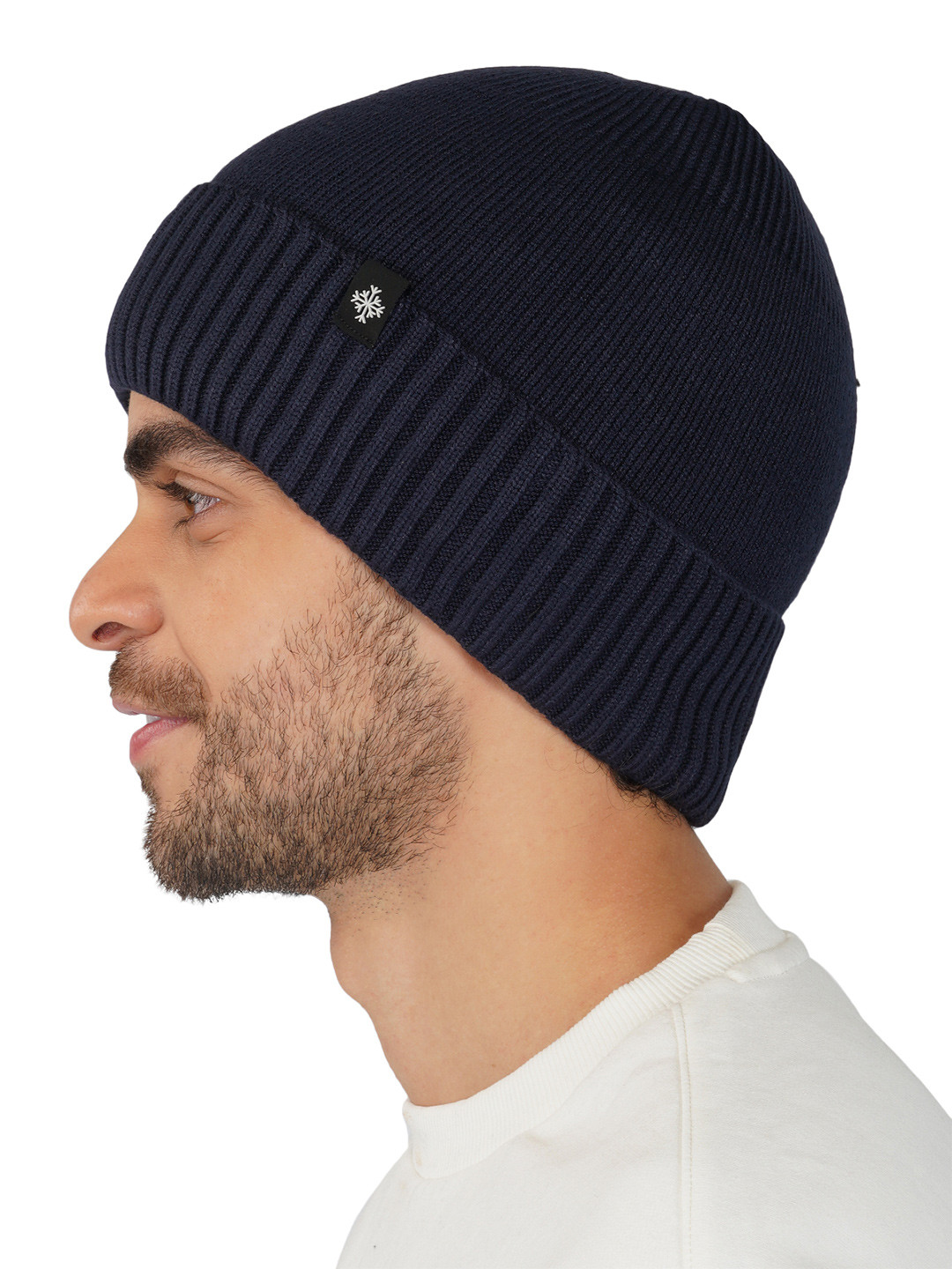 

iSWEVEN Unisex Blue Beanie