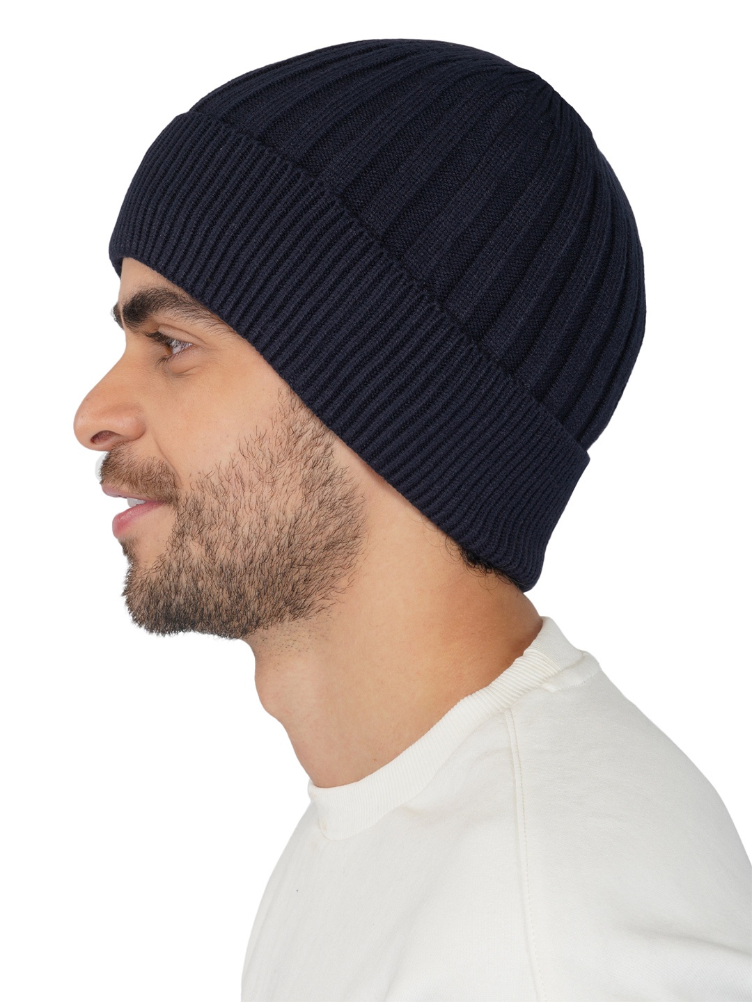

iSWEVEN Unisex Blue Beanie