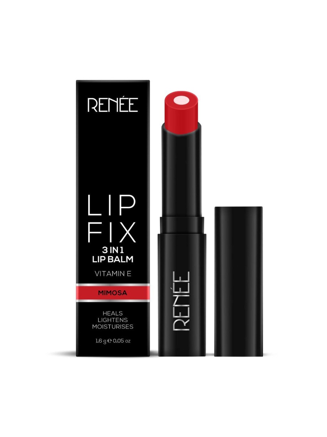 

Renee Lip Fix 3-in-1 Lip Balm with Vitamin E - Sorbet 01, Red