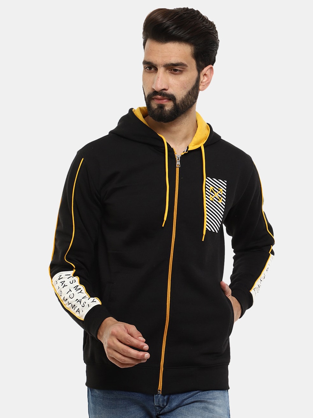 

V-Mart Men Black Sweatshirt