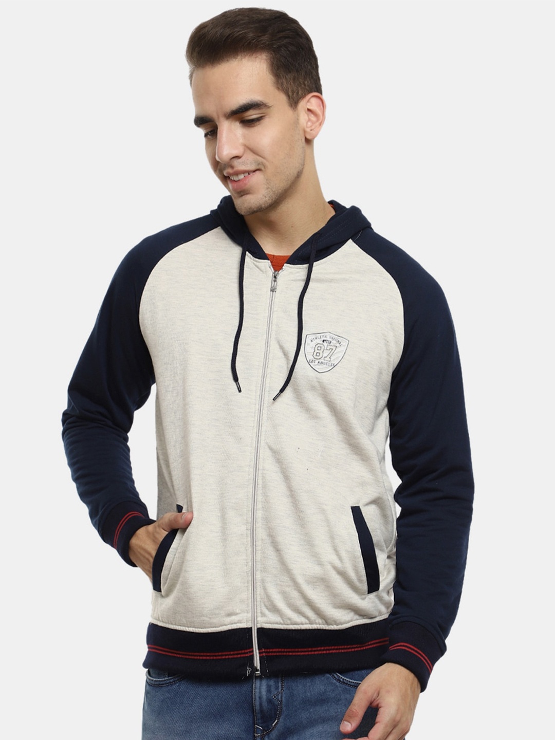 

V-Mart Men Beige Sweatshirt