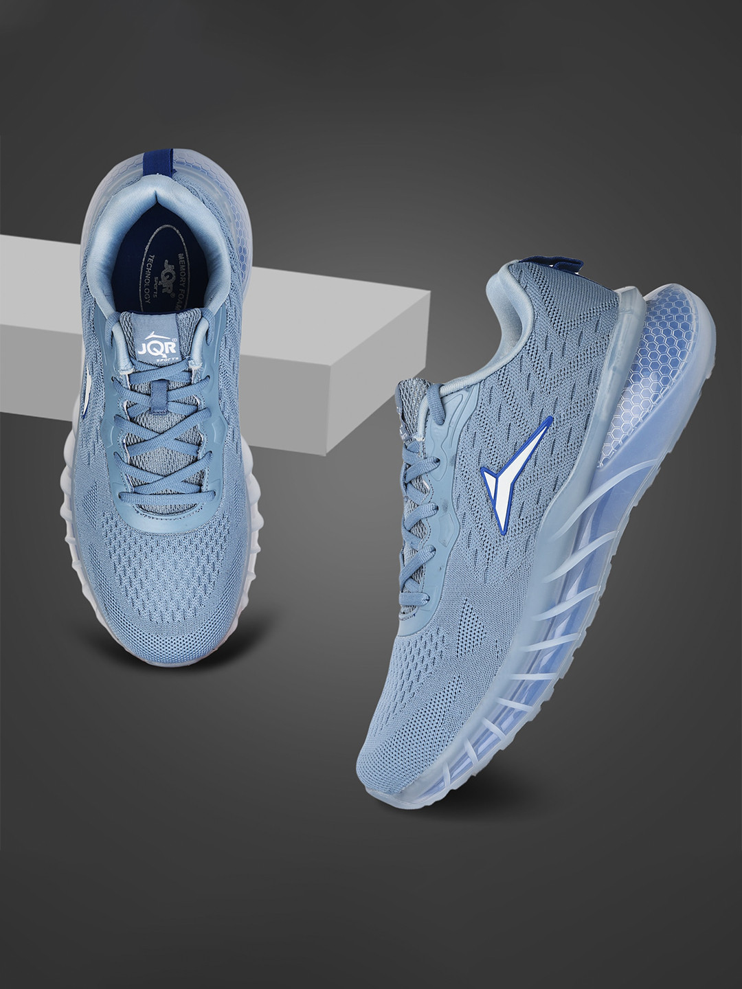 

JQR Men UPDATE Blue Mesh Running Shoes