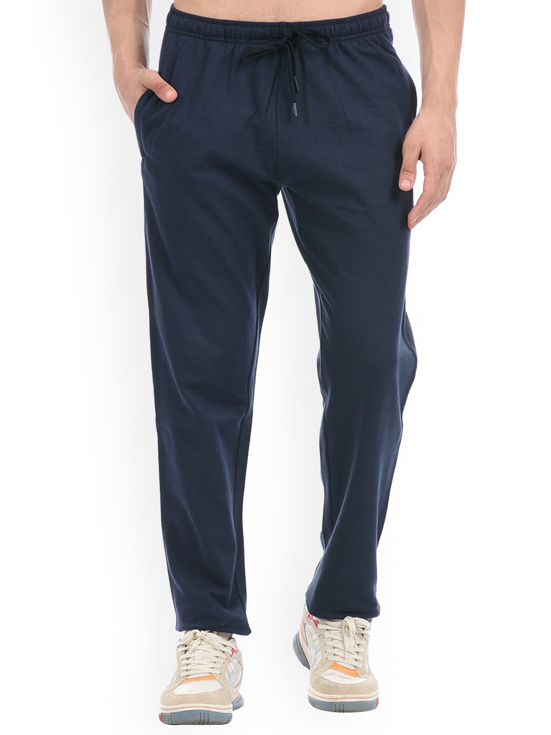 

Cloak & Decker by Monte Carlo Men Navy Blue Cotton Track Pants
