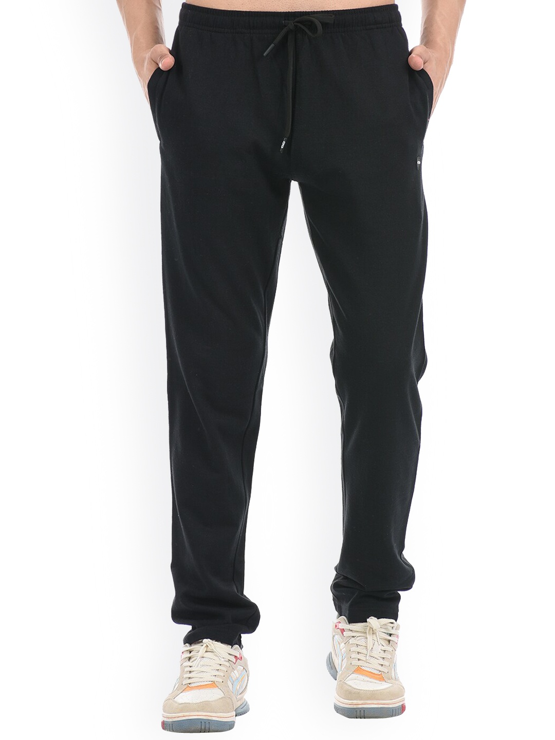 

Cloak & Decker by Monte Carlo Men Black Cotton Track Pants