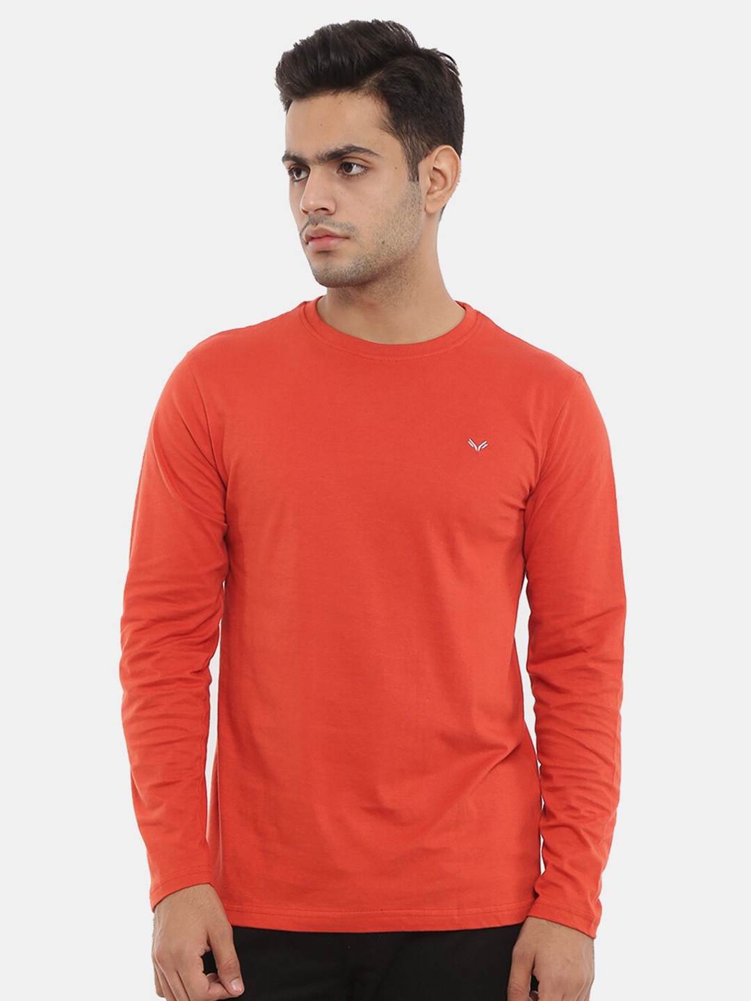 

V-Mart Men Red Slim Fit T-shirt