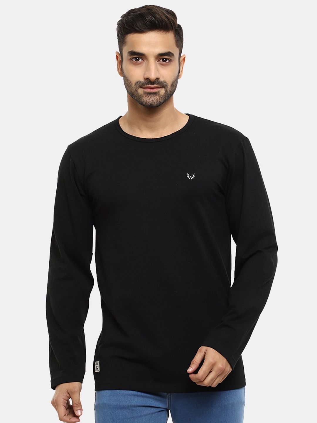 

V-Mart Men Black T-shirt