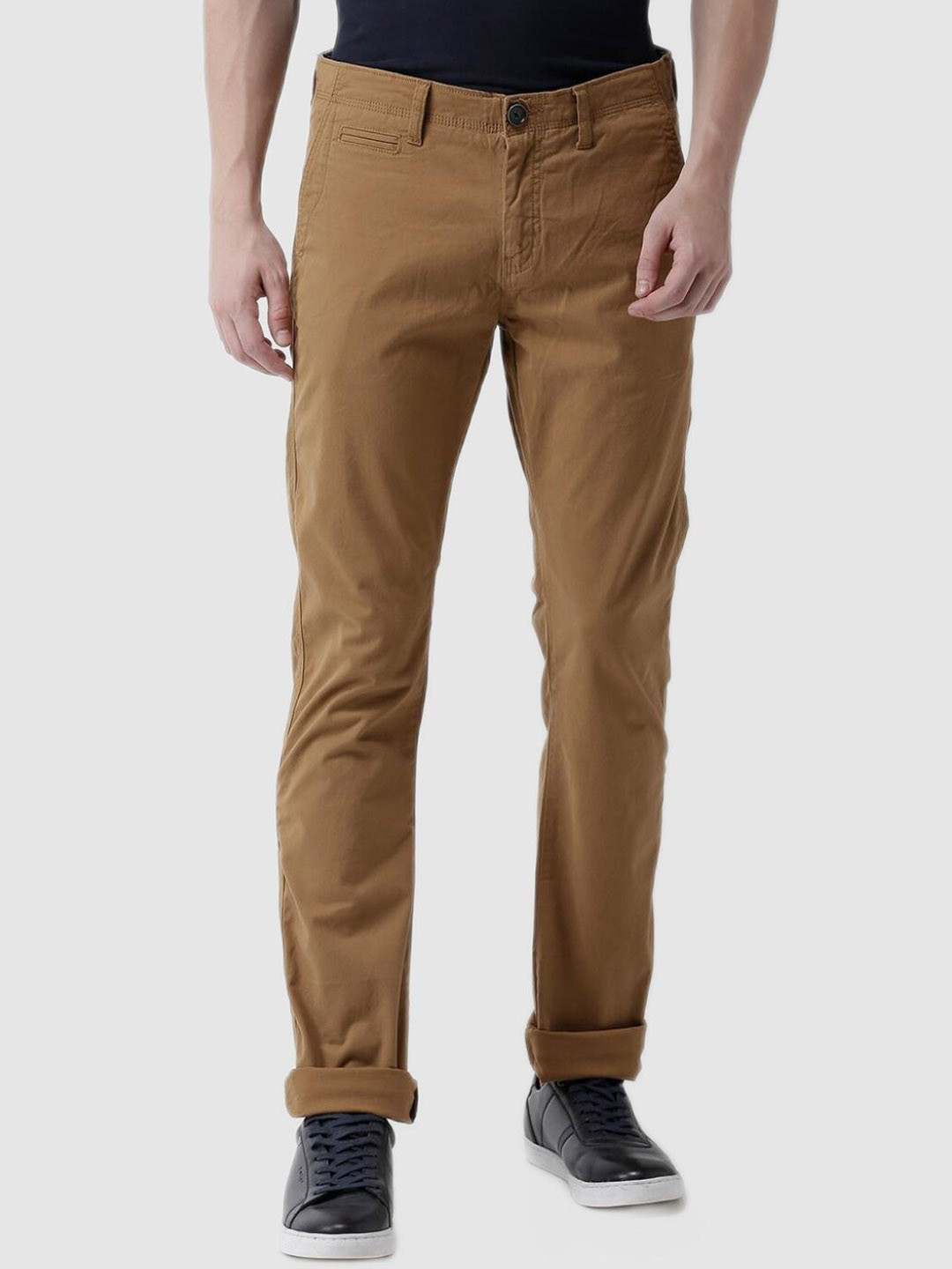 

Celio Men Brown Classic Cargos Trousers