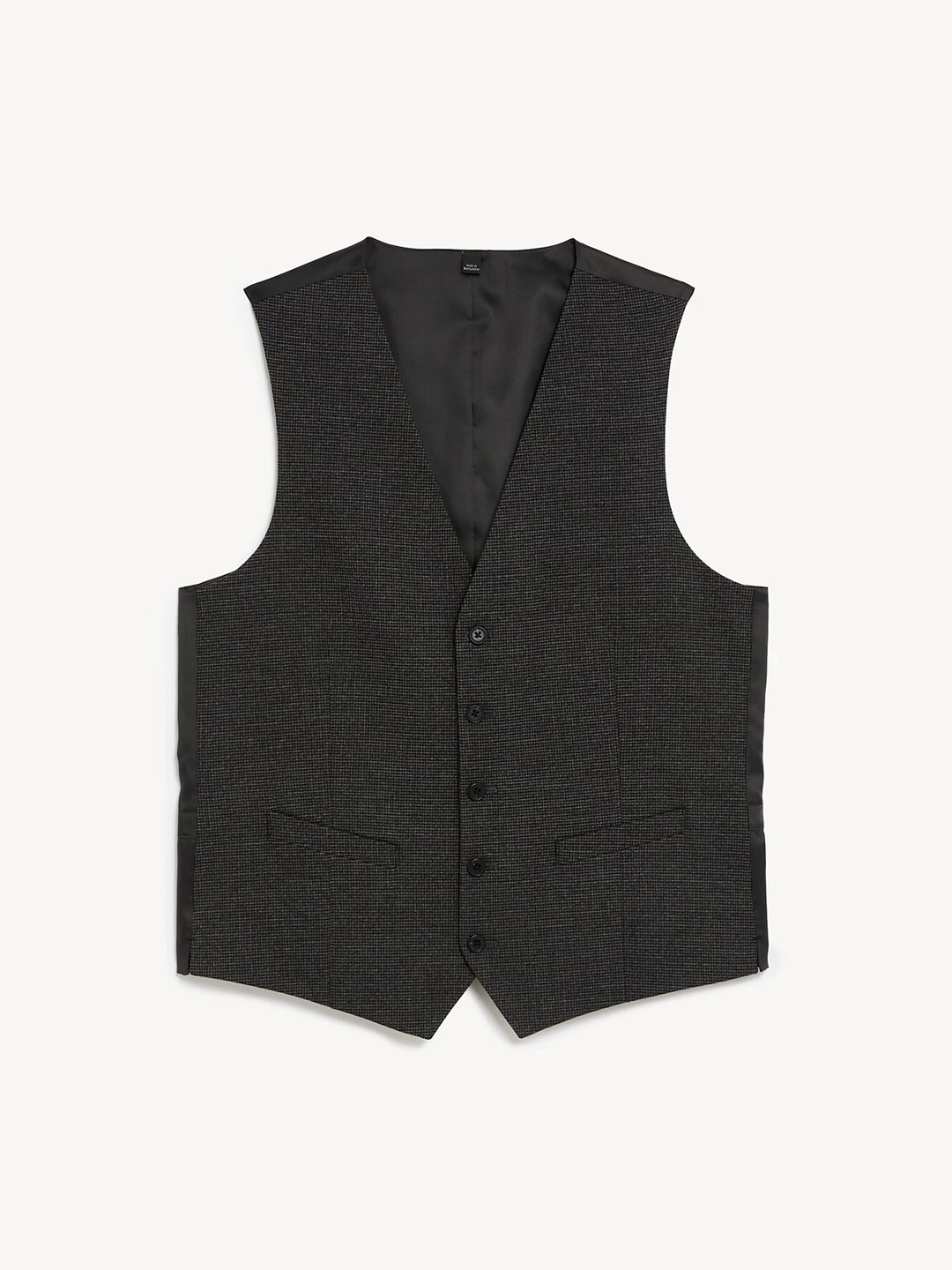 

Marks & Spencer Men Charcoal Waistcoat