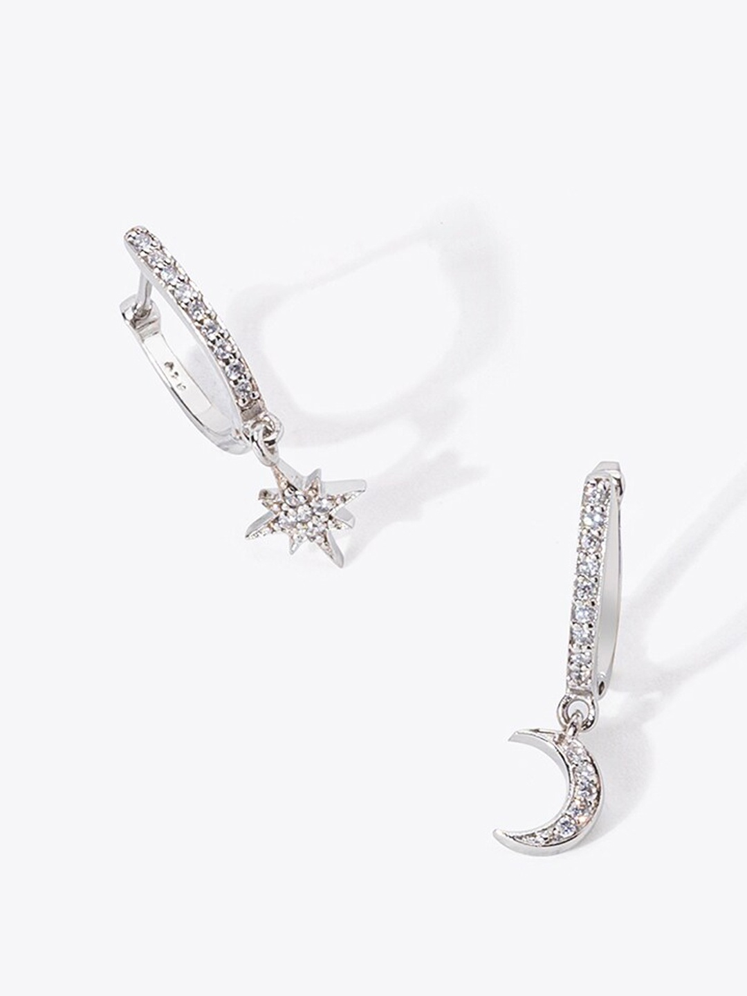 

March by FableStreet Silver-Plated Classic Drop Earrings