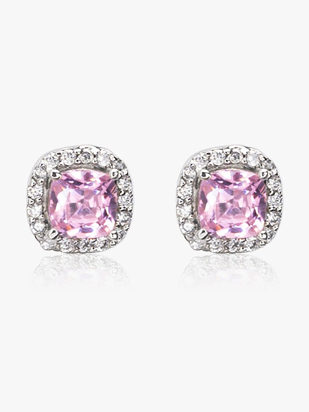 

March by FableStreet Silver-Plated Classic Studs Earrings