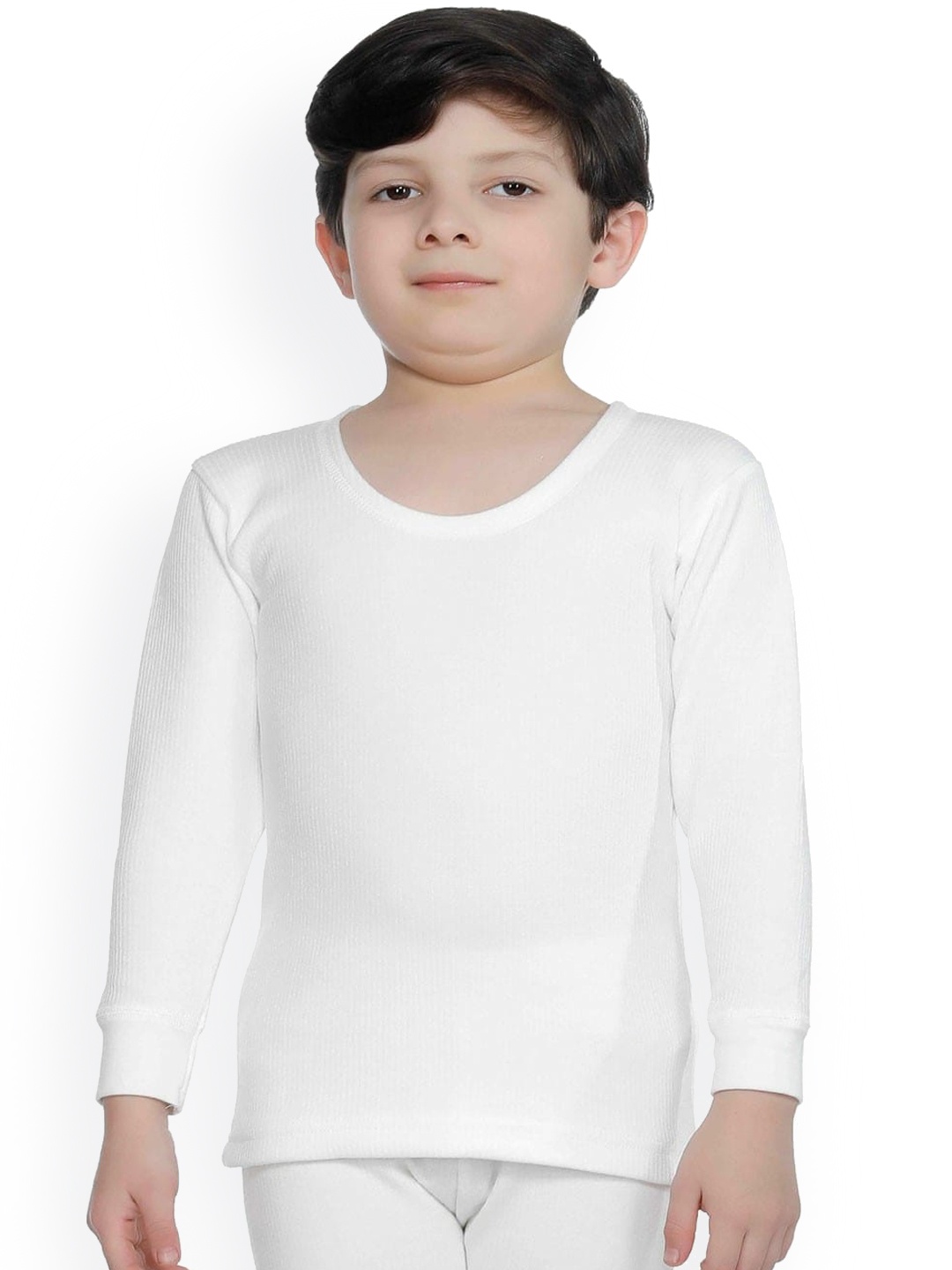 

Bodycare Kids Unisex Kids White Cotton Thermal Set