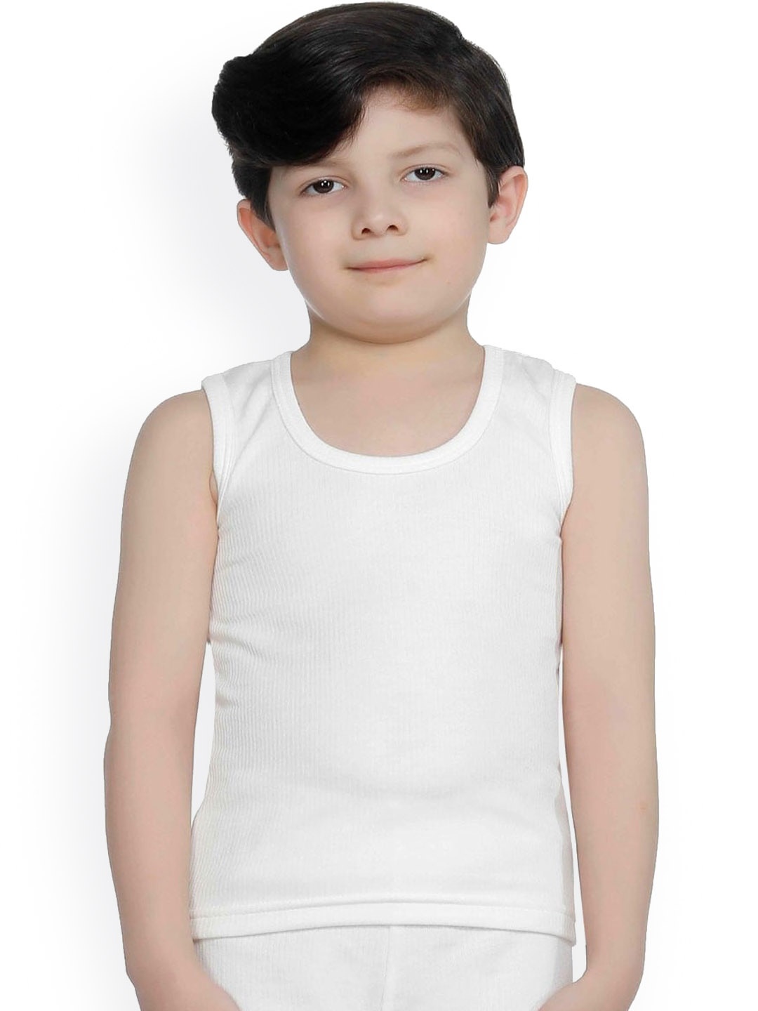 

Bodycare Kids Unisex Kids White Cotton Thermal Top